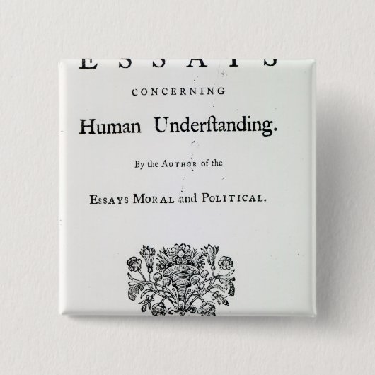 Titlepage 'der philosophischen Versuche Button (Vorderseite)