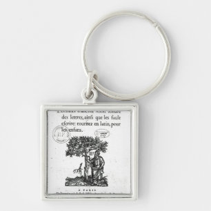 Titlepage des ersten Französisch-Lateinischen Schlüsselanhänger