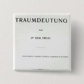 Titlepage die Traumdeutung durch Sigmund Freud Button (Vorderseite)