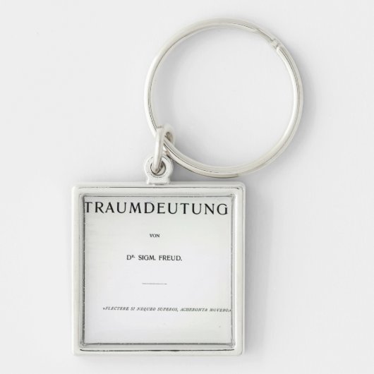 Titlepage die Traumdeutung durch Sigmund Freud Schlüsselanhänger (Vorne)