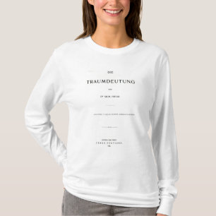 Titlepage die Traumdeutung durch Sigmund Freud T-Shirt