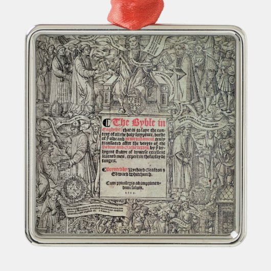 Titlepage englische Übersetzung vom großen Ornament Aus Metall (Vorne)