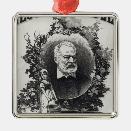 Titlepage Erstausgabe von 'Les Miserables Silbernes Ornament (Vorne)