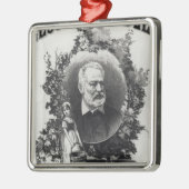 Titlepage Erstausgabe von 'Les Miserables Silbernes Ornament (Links)