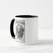 Titlepage Erstausgabe von 'Les Miserables Tasse (Vorderseite Links)