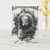 Titlepage first edition of 'Les Miserables' Karte (Gelbe Blume)