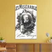 Titlepage first edition of 'Les Miserables' Leinwanddruck (Insitu (Wohnzimmer))