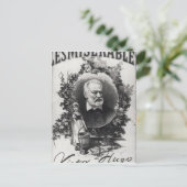 Titlepage first edition of 'Les Miserables' Postkarte (Stehend Vorderseite)