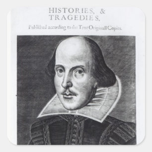 Titlepage, 'Herr William Shakespeares Quadratischer Aufkleber