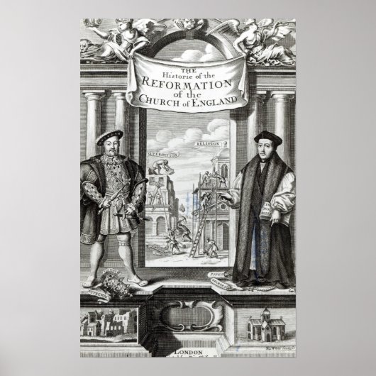 Titlepage The History Reformation Church England Poster (Vorne)