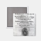 Titlepage 'Theatrum Chemicum Britannicum' Magnet (Vorderseite/Rückseite)