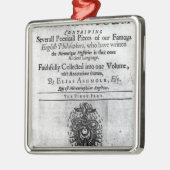 Titlepage 'Theatrum Chemicum Britannicum Silbernes Ornament (Links)
