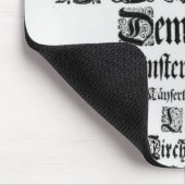 Titlepage von Abendmusik, 1705 Mousepad (Ecke)