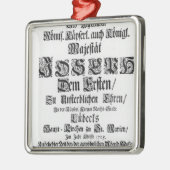 Titlepage von Abendmusik, 1705 Silbernes Ornament (Links)