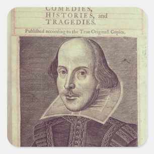 Titlepage von 'Herrn William Shakespeares Quadratischer Aufkleber