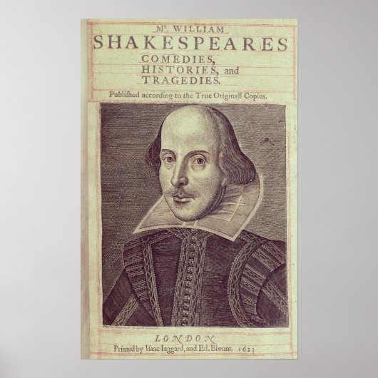 Titlepage von "Mr. William Shakespeares Poster (Vorne)