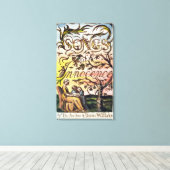 Titlepage von "Songs of Innocence and of Experienc Leinwanddruck (Insitu (Holzboden))