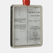 Titlepage zu 'auf dem Ursprung von Arten Ornament Aus Metall (Rechts)