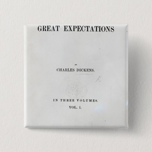 Titlepage zu den hohen Erwartungen durch Charles Button (Vorderseite)