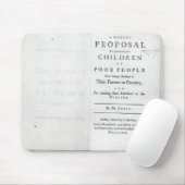 Titlepage zu 'einem bescheidenen Proposal Mousepad (Mit Mouse)