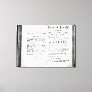 Titlepages zu Francis Bacons Leinwanddruck