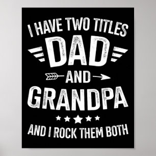 Titles Vater Opa zum Geburtstag Christus Poster
