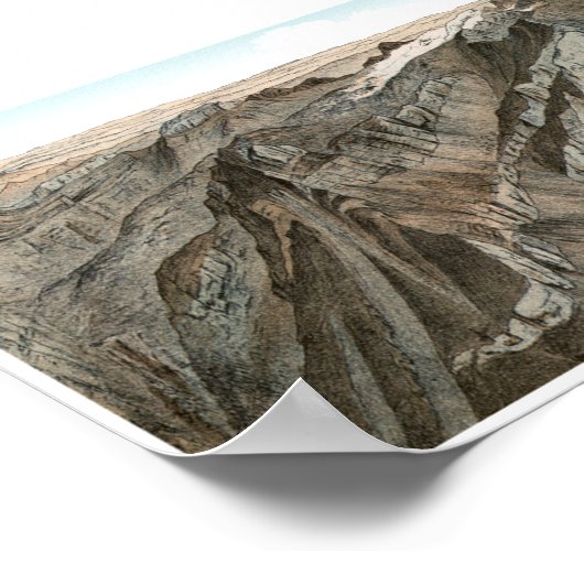 TITLIS Schweizer Alpen Panorama 360° Poster (Ecke)