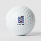 Titlist Golf Balls w/ 16th Infantry Military Crest Golfball (Vorderseite)