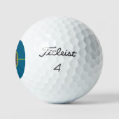 Titlist Vorab markierte Golfbälle 3 Packung - blau (Logo)
