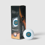 Titlist Vorab markierte Golfbälle 3 Packung - blau (Verpackung)