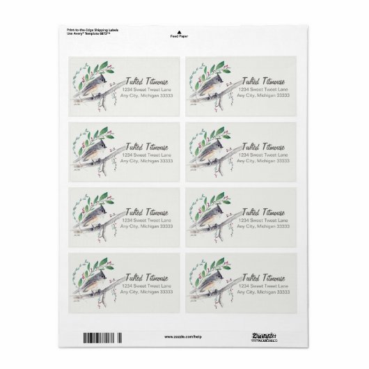 Titmaus Bird Art (Vorne)