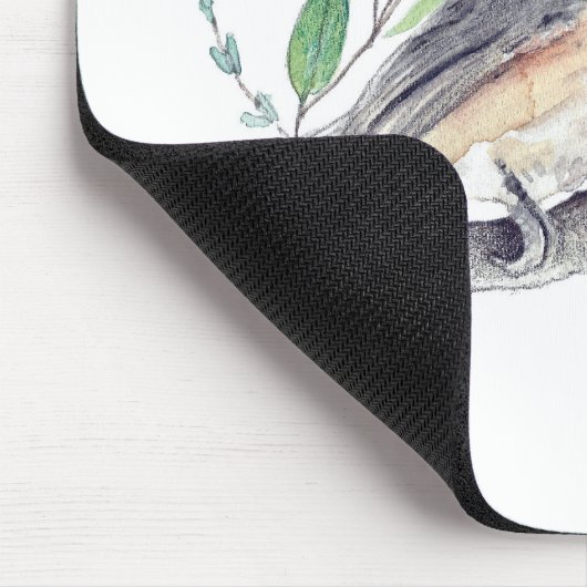 Titmaus Bird Art Mousepad (Ecke)