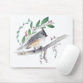 Titmaus Bird Art Mousepad (Mit Mouse)