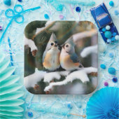 Titmaus Couple Pappteller (Party)