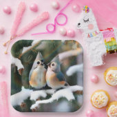 Titmaus Couple Pappteller (Party)