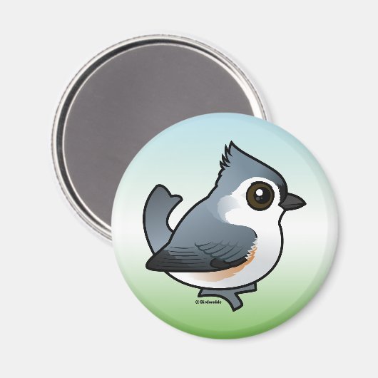 Titmaus Magnet (Vorderseite/Rückseite)