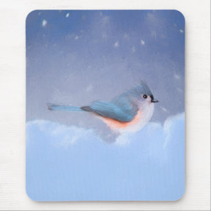 Titmausmalerei - Niedliche Original Hundkunst Mousepad