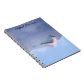 Titmausmalerei - Original Bird Art Notizblock (Rechte Seite)