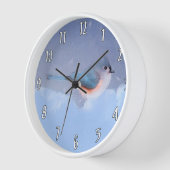 Titmausmalerei - Original Wild Bird Art Uhr (Winkel)