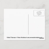 Titmausvogel-Postkarte Postkarte (Rückseite)