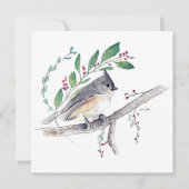 Titmouse Art Bird Card Karte (Vorderseite)