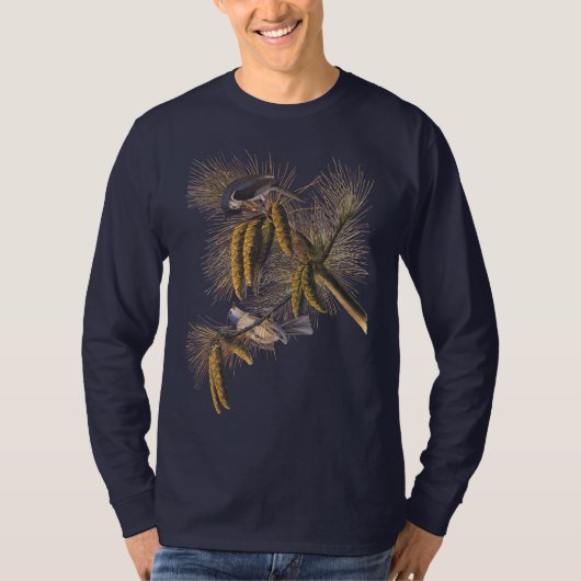 Titmouse Audubon Bird T-Shirt (Vorderseite)