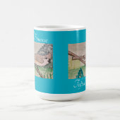 Titmouse Azure blau Kaffeetasse (Mittel)