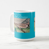 Titmouse Azure blau Kaffeetasse (Vorderseite Links)