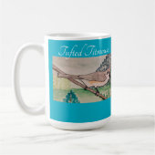 Titmouse Azure blau Kaffeetasse (Links)