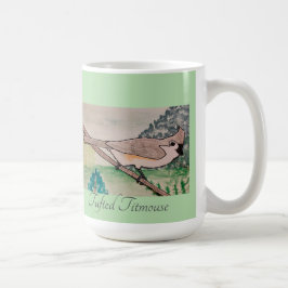 Titmouse blass Green Kaffeetasse