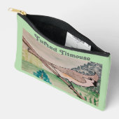 Titmouse blass Green Zubehörtasche (Offen)