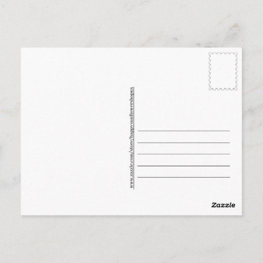 Titmouse, Sakura, Frühlingspostkarte Postkarte (Rückseite)