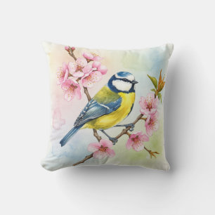 Titmouse Sakura Pillow Kissen