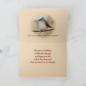 Titmouse-Singvogel Karte-fertigen für jede Karte (Innenseite)